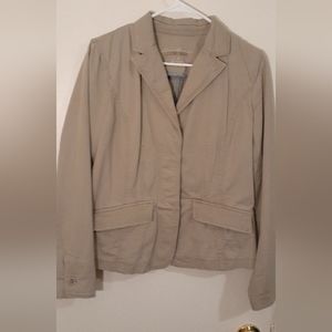 Eddie Bauer khaki blazer sz 6